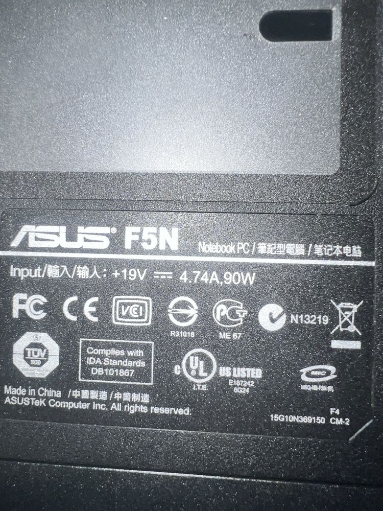 Лаптоп ASUS F5N 15,4”