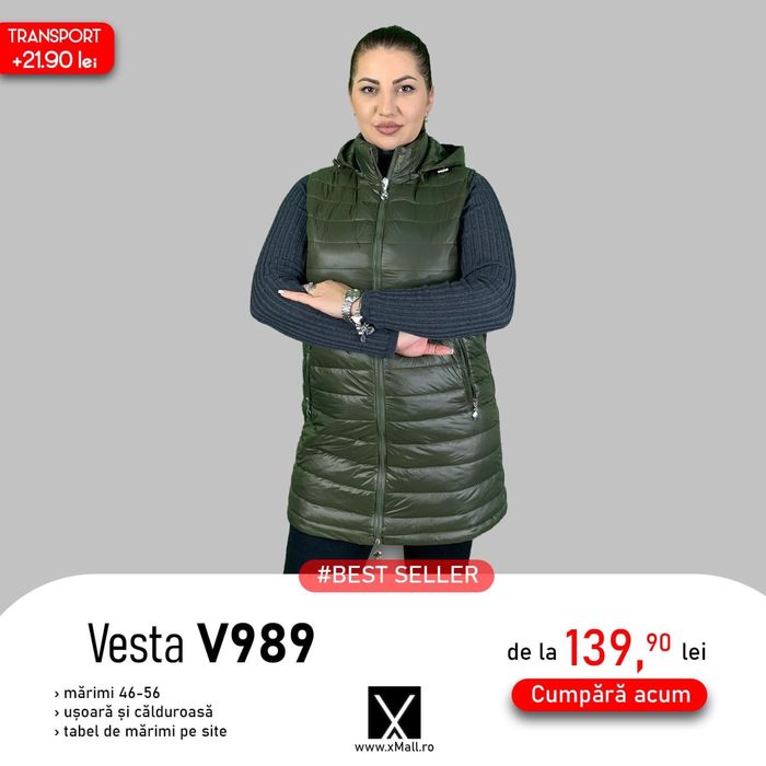 Haine de dama geci, veste, marimi mari plus size xxl de iarna