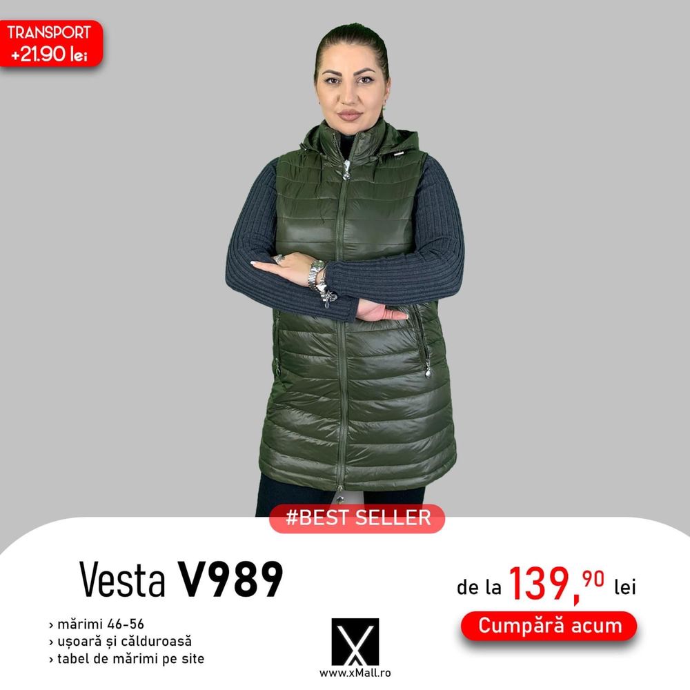 Haine de dama geci, veste, marimi mari plus size xxl de iarna