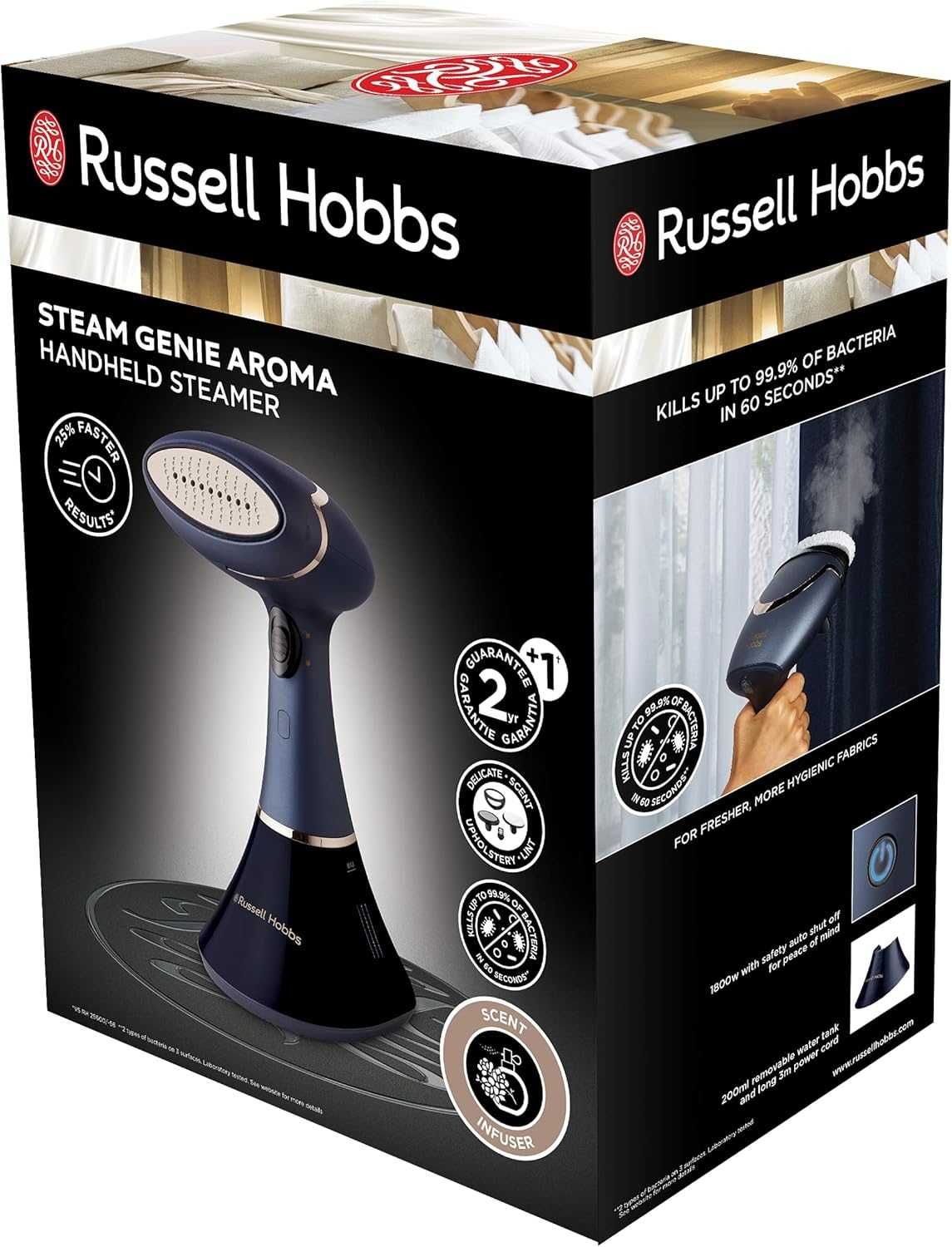 Парна вертикална ютия Russell Hobbs Multi Steam Genie Pro Aroma 1800W