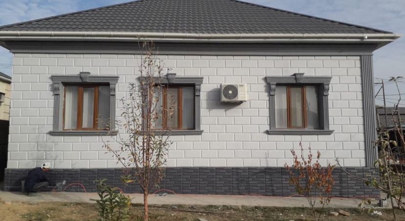 Термопанели Травертин Кирпич фасад облицовка утепление 30мм фибробетон
