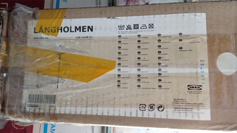 Садовый зонт IKEA langholmen