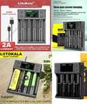 Климатично Зарядно за 4Батерии Liitokala Lii-S4 LiFePO4 18650 RCR123