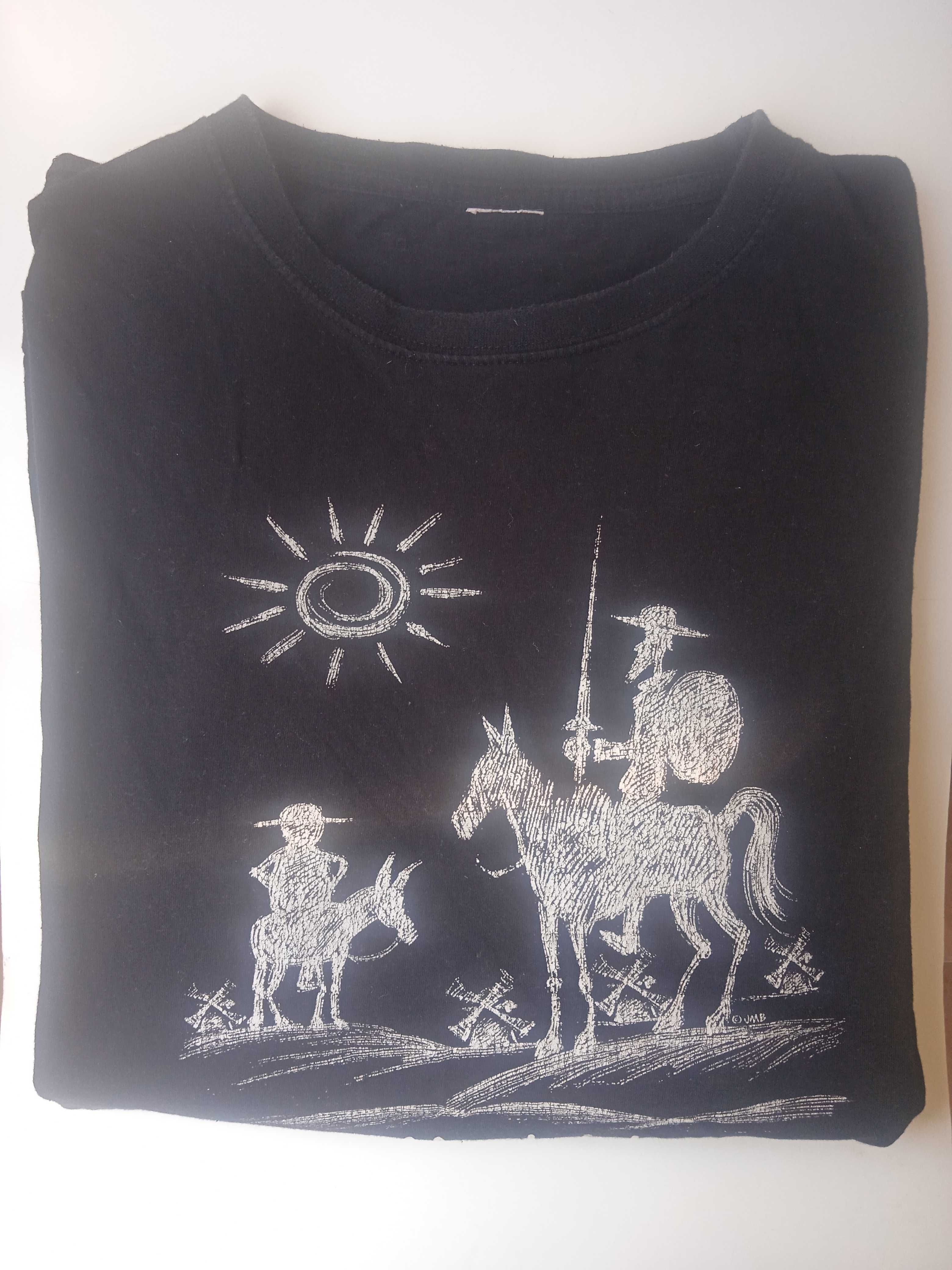 Дон Кихот и Санчо Панса - мъжка тениска купувана от Мадрид