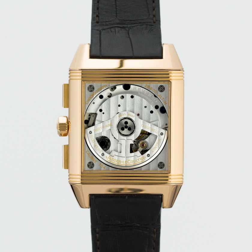 Jaeger-LeCoultre Reverso Squadra Chronograph GMT Q7012420 Rose Gold