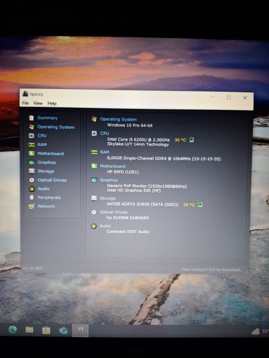 Hp ProBook 650 G2•i5•8GB-ddr4•SSD 450GB model business cu slot sim