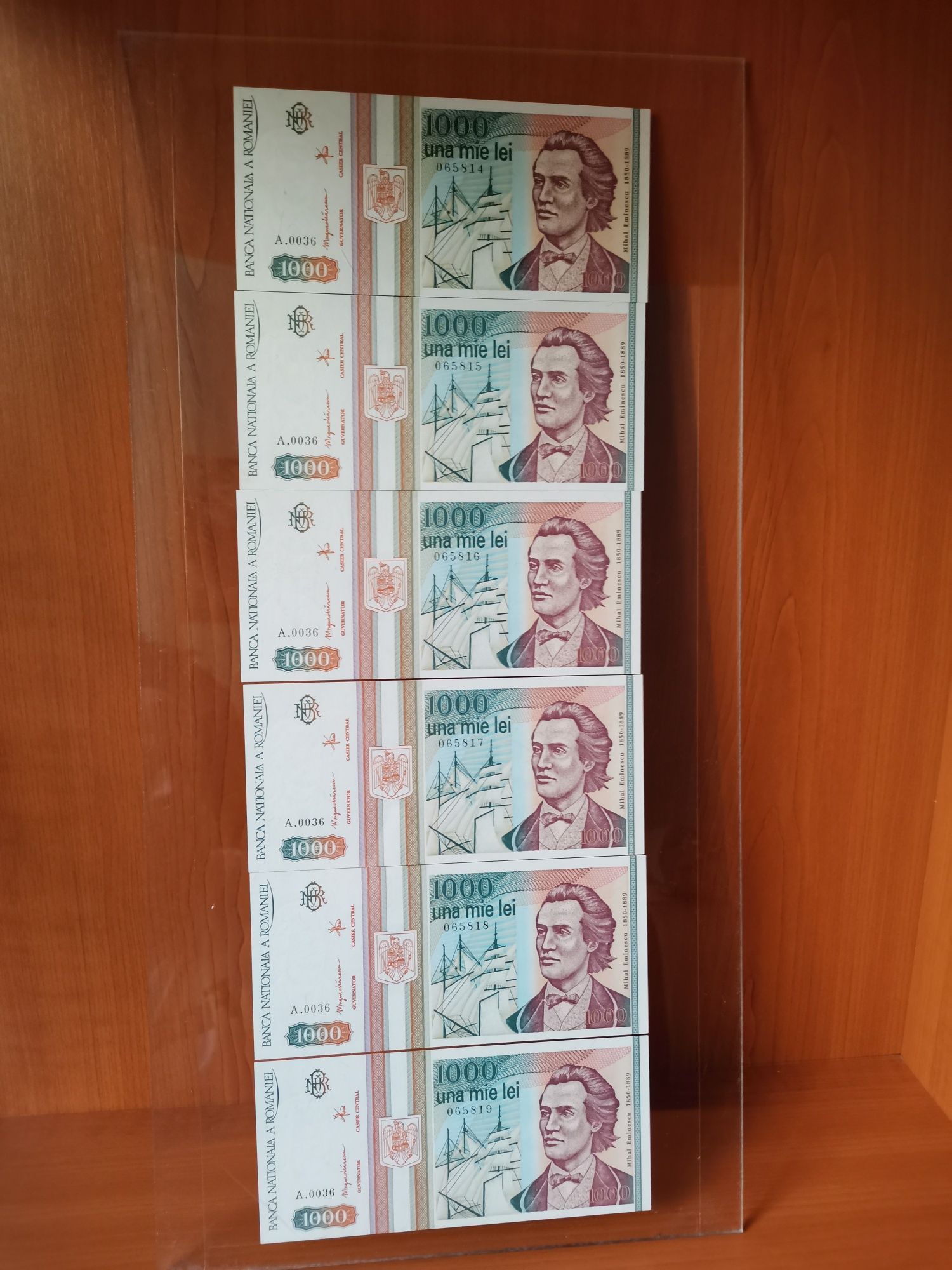 Bancnote vechi serii consecutive
