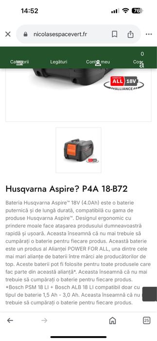 Set bateri cu incarcator noi !!!