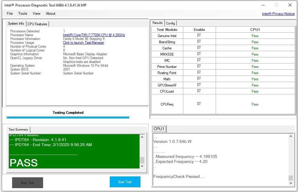 Процесор CPU Intel i7 7700K 4.20 до 4.50 GHz LGA 1151 OVERCLOCK