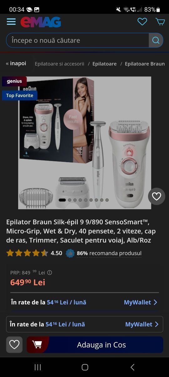 Epilator Silk epil 9