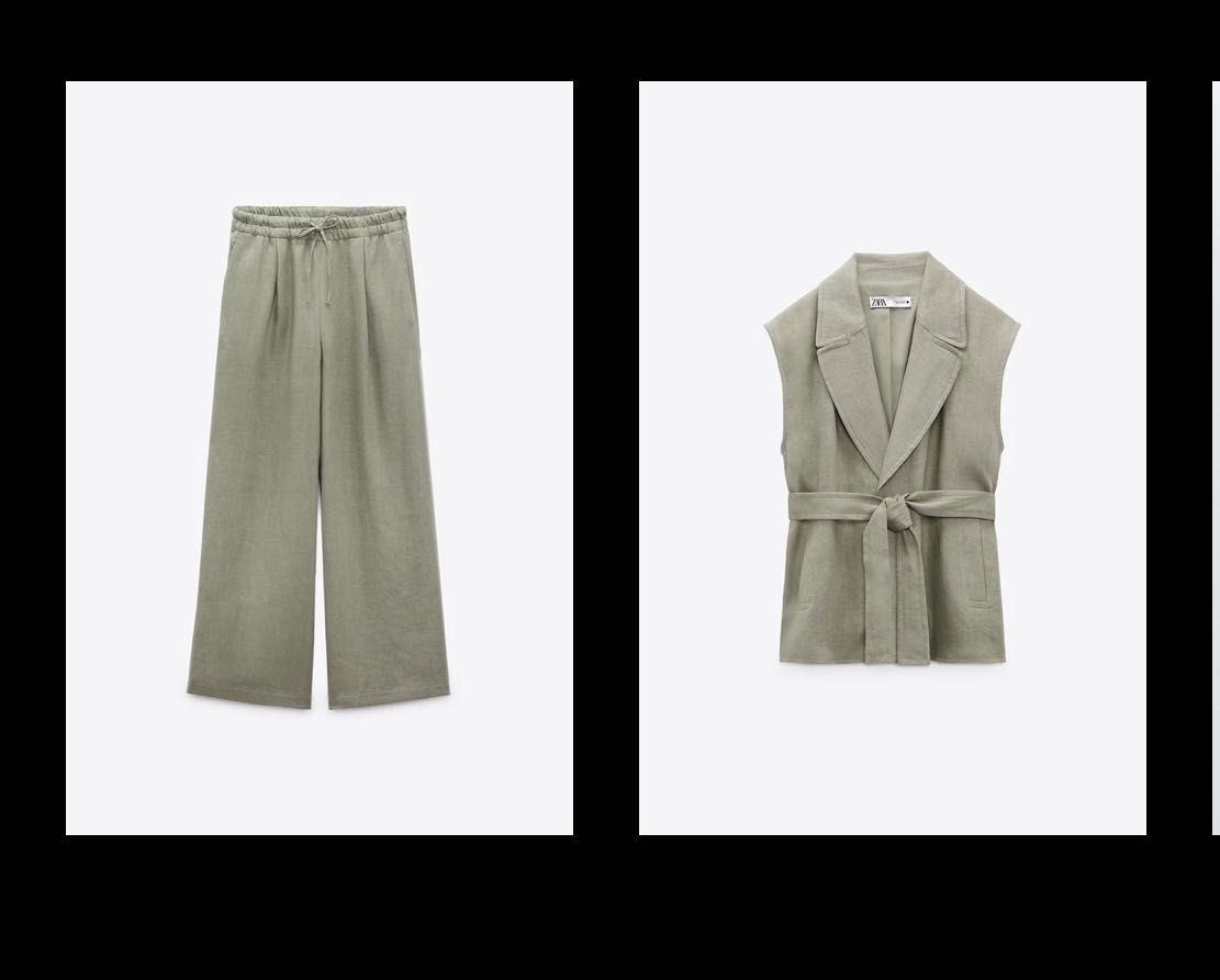 Ленен комплект Zara