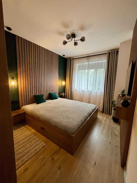 Apartament modern cu 3 cam. și curte proprie + loc parcare- GREENFIELD