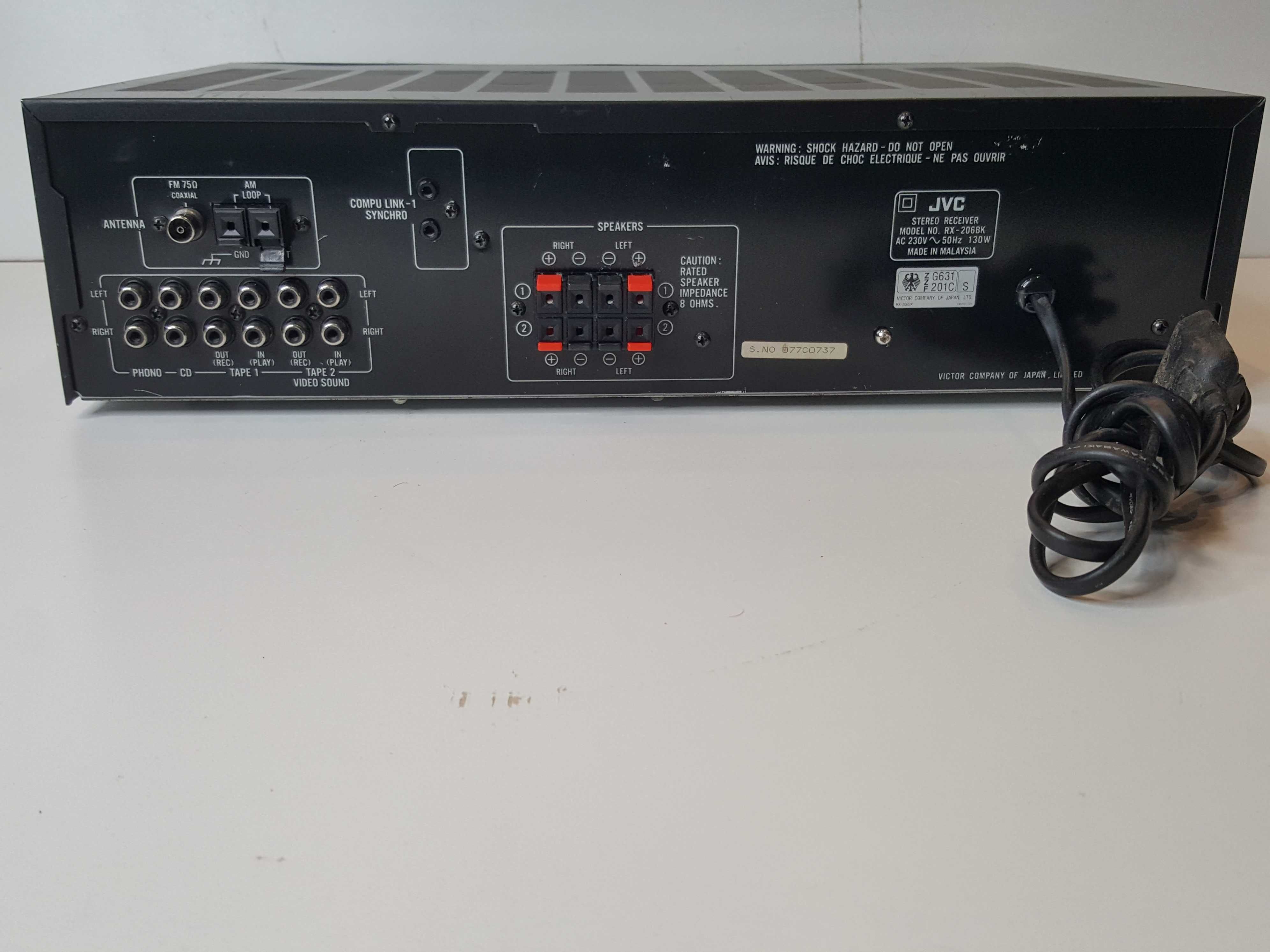 Vand amplificator JVC RX-206 BK