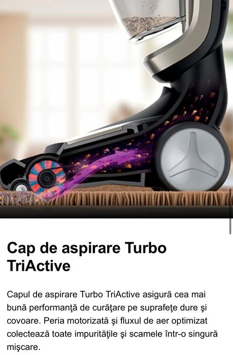 Philips PowerPro Duo | Aspirator fără fir 2 în 1