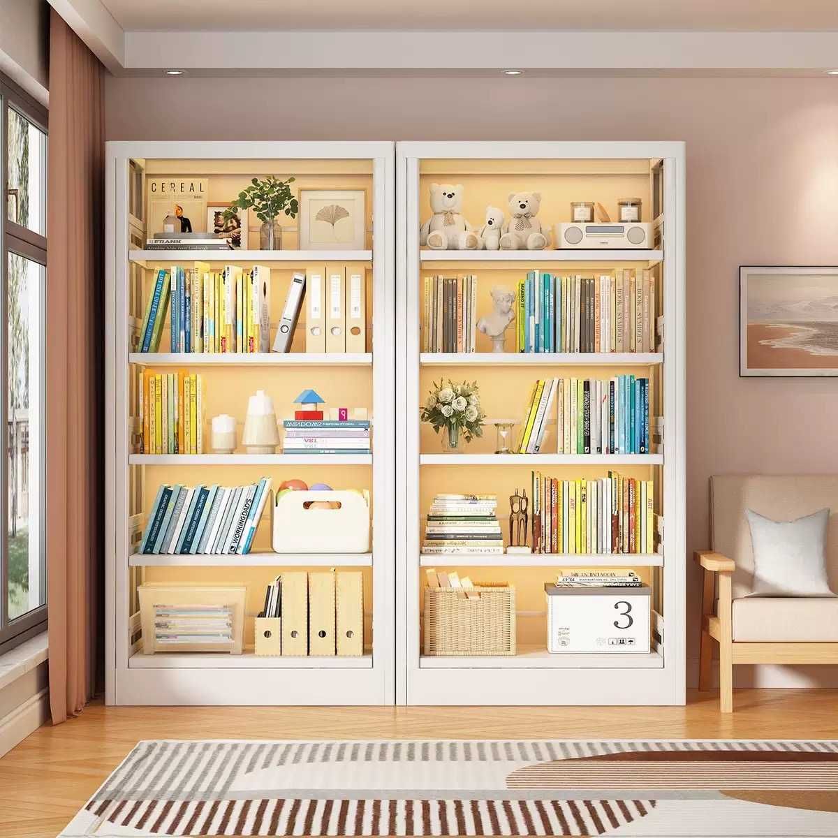 Kutubxona javoni/Книжный шкаф для библиотеки/Kitob saqlash javoni