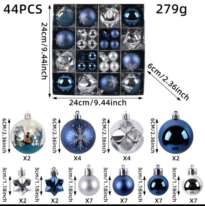 Новогодние  шары
