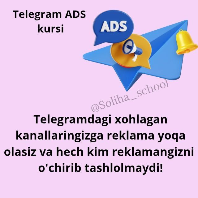 Telegram ADS' kursi