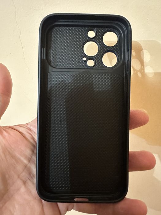 Husă neagră iPhone 14 ProMax, model 17 ProMax
