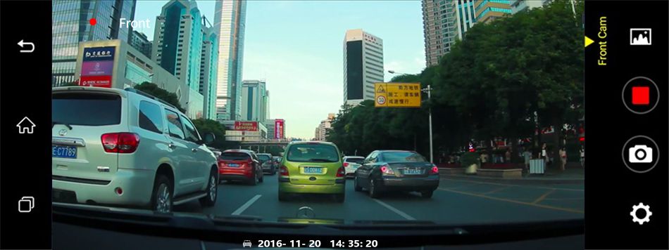 camera auto DVR fata-spate tip oglinda cu navigatie GPS 8 inch,Android