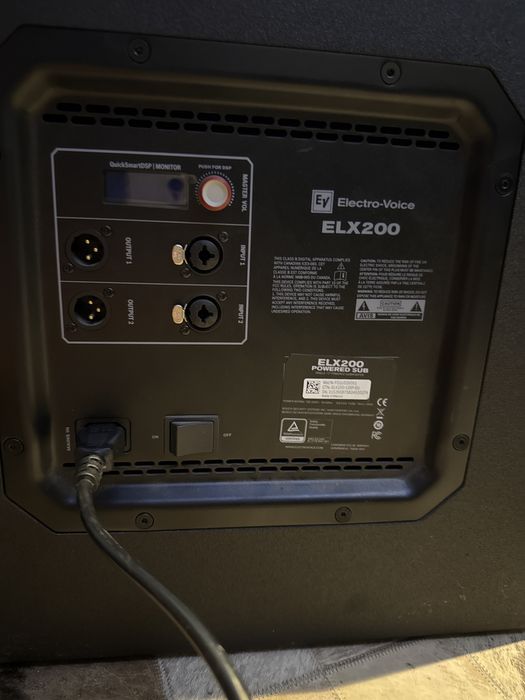 Electrovoice elx 200 активна бас каса