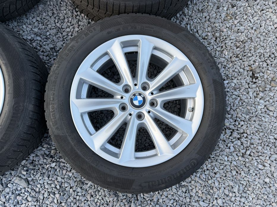 Jante BMW Style 236 pe 17 anvelope Continental  225 55 R17 5-6 mm