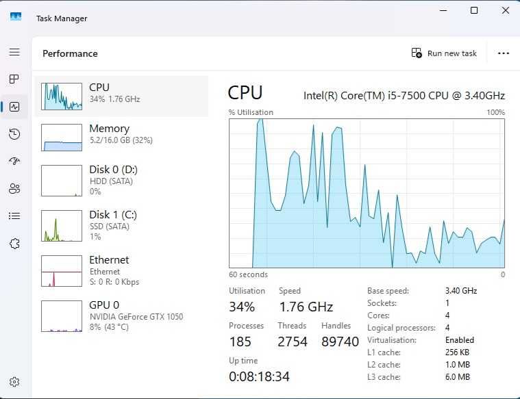Calculator Unitate PC Gaming Gigabyte I5 7500 Ram 16 Gb GTX 1050 SSD