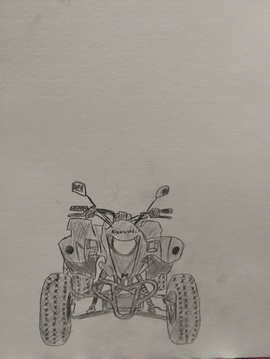 desene atv in creion