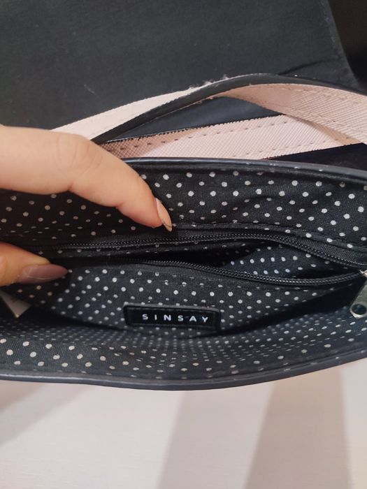 Дамска чанта с дълга дръжка - светло розова