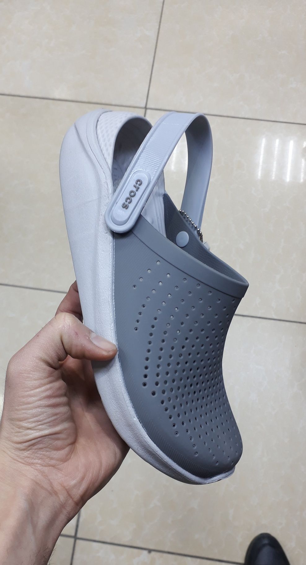 Crocs LiteRide 360 Clog Grey кроксы для мужчин серые