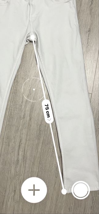 Blugi albi bărbați mărimea 33/32