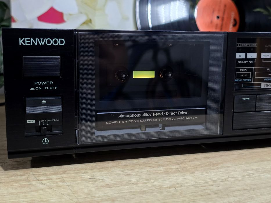 Casetofon deck KENWOOD kx-880b, hifi audio, direct drive,  amorphous