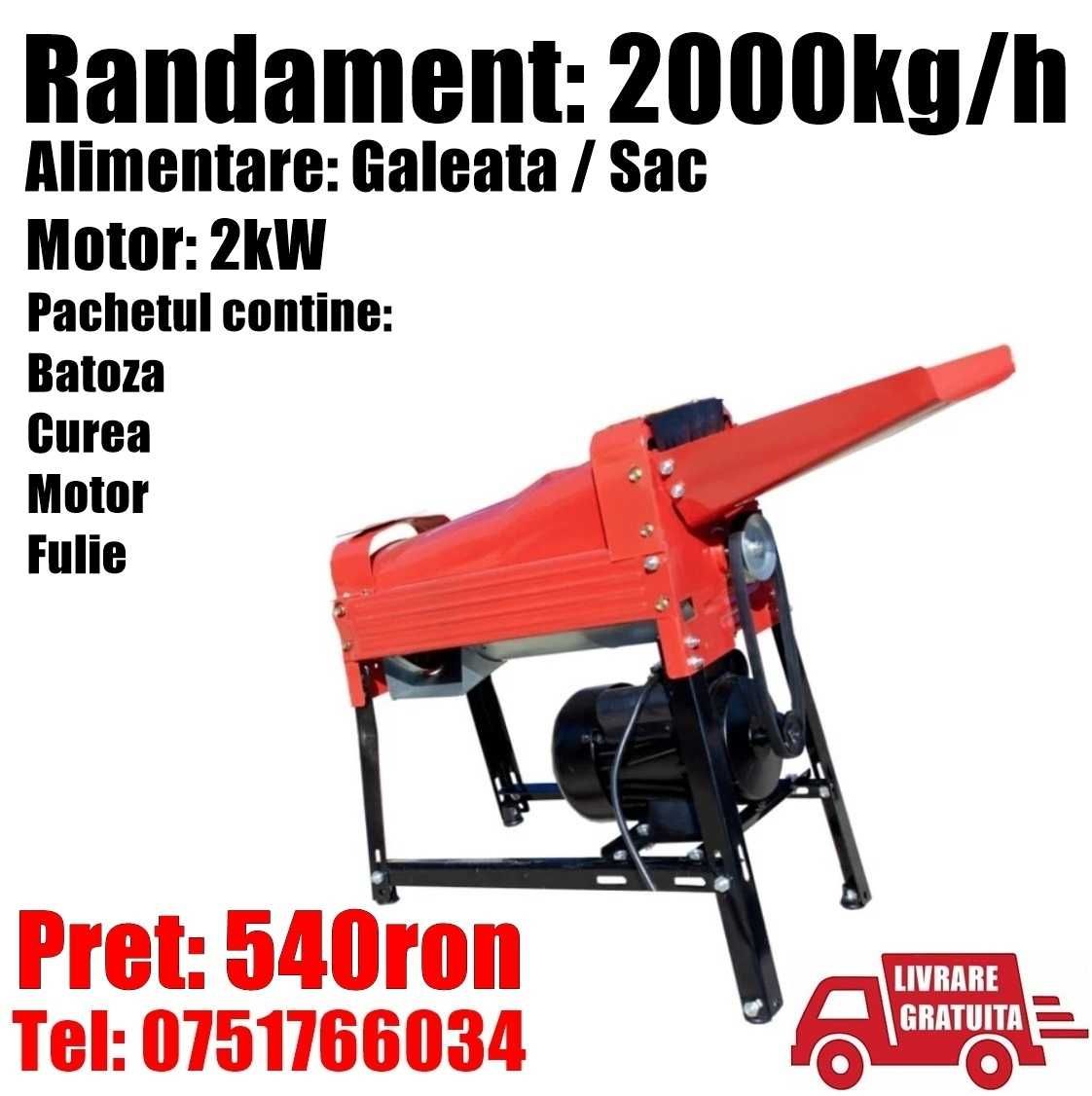 Batoza Sfarmator Desfacator Curatator Porumb 2000kg/ora LivratGRATUIT