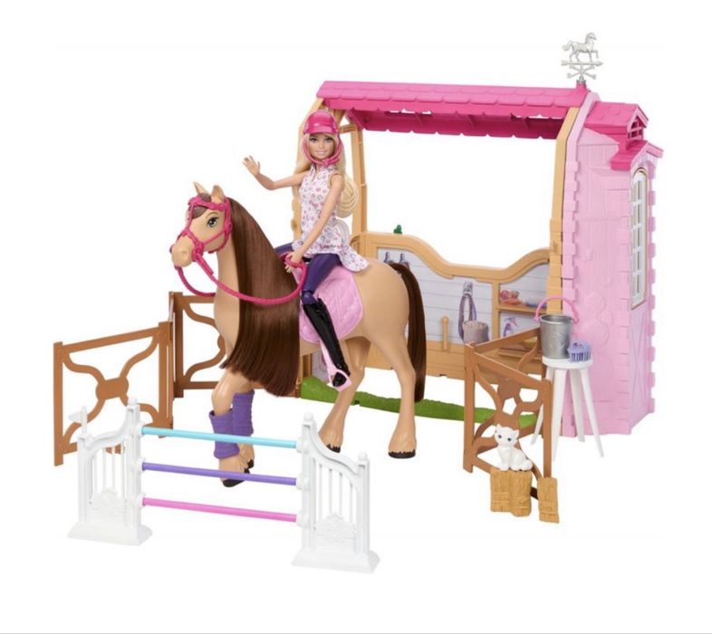Кукла Барби с конюшня - оригинален игрален комплект / играчка