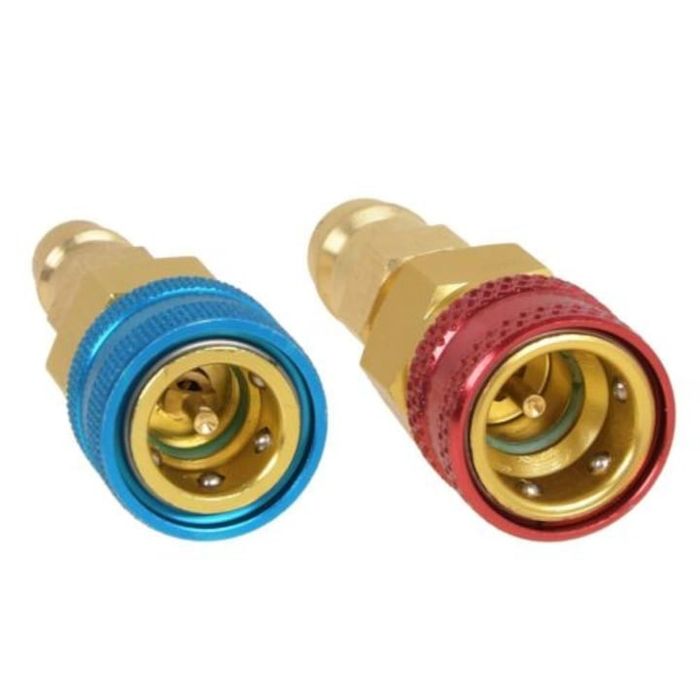 Set de cuple rapide cu adaptor pentru aer conditionat R1234YF la R134A
