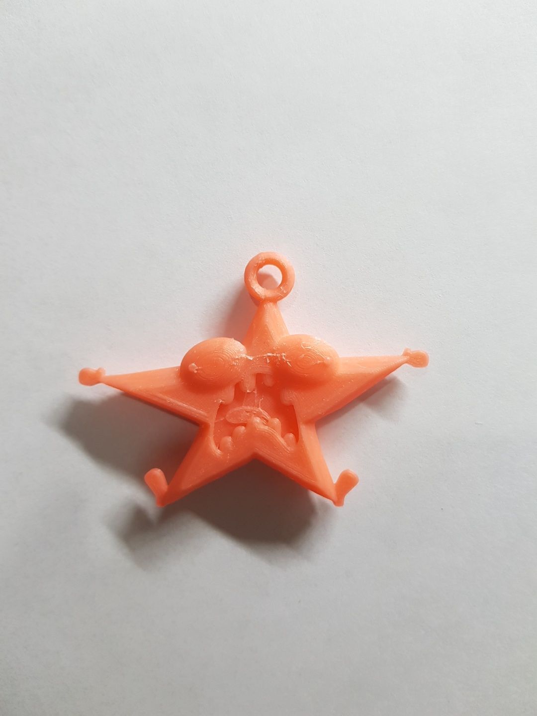 Кричащая звезда брелок на 3D принтере
