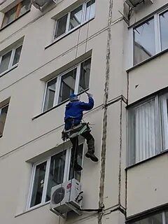Альпинист услуги. Alpinist xizmatlari Краска работает.Мойка окон