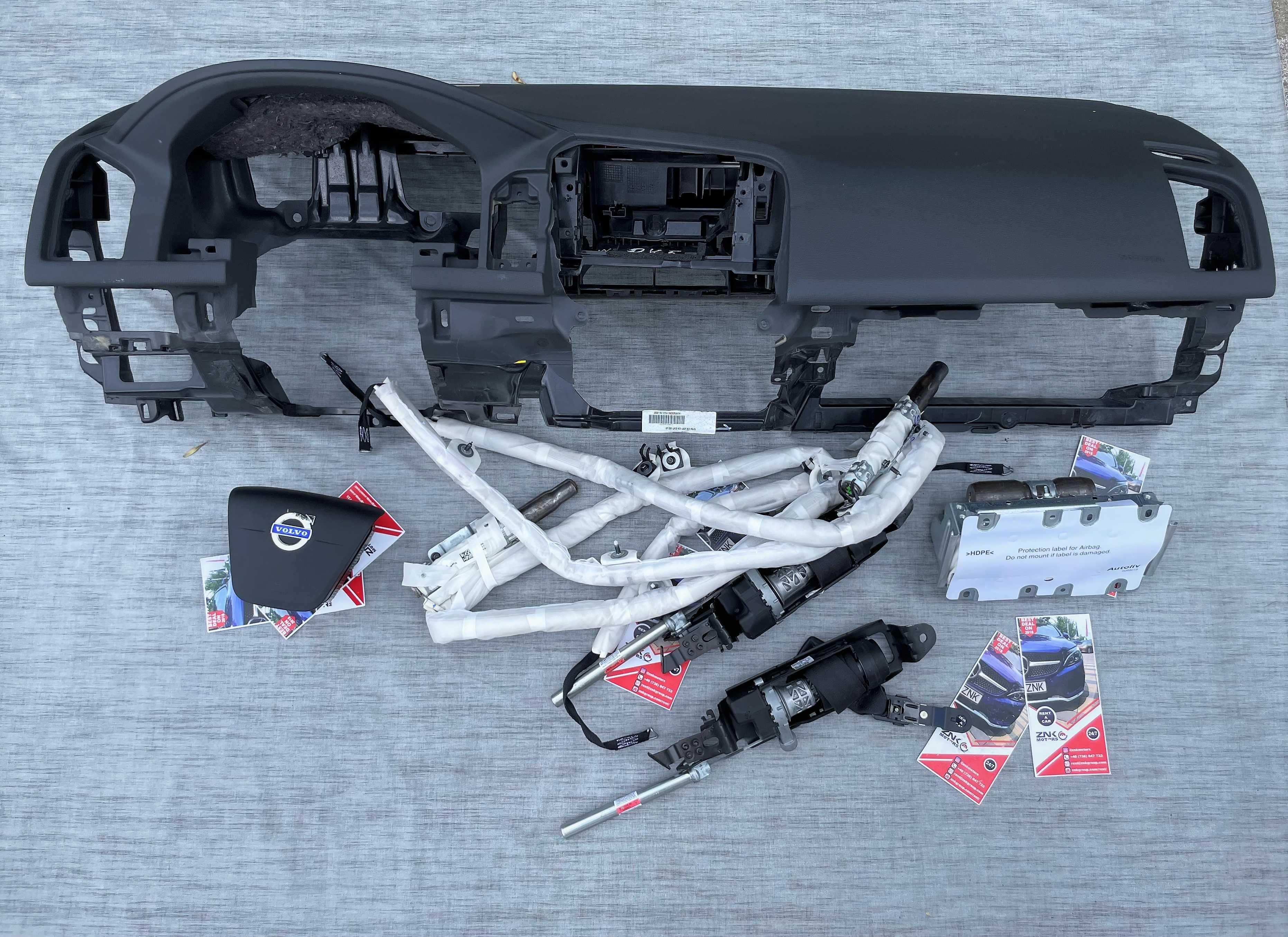 VOLVO XC60 set centuri de siguranta 2010 - 2019 - kit airbag