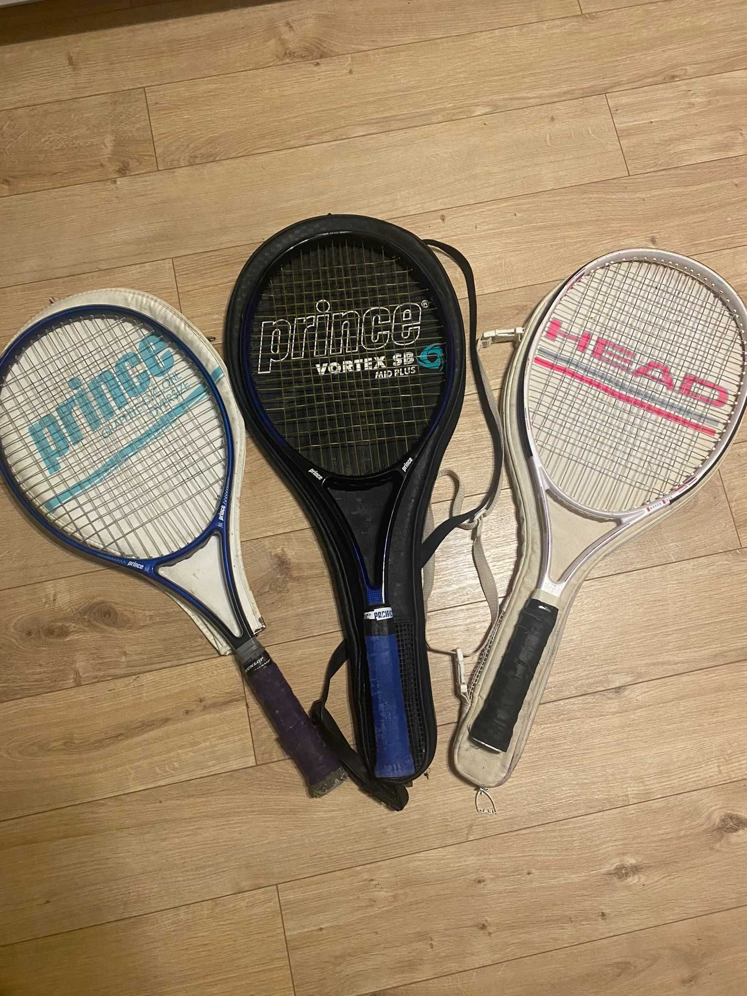 Rachete tenis Prince, Head, Dunlop