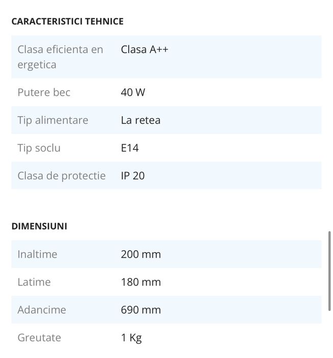 Plafoniera spot Lamar, Klausen, 3 x E14, 40W, alb/crom