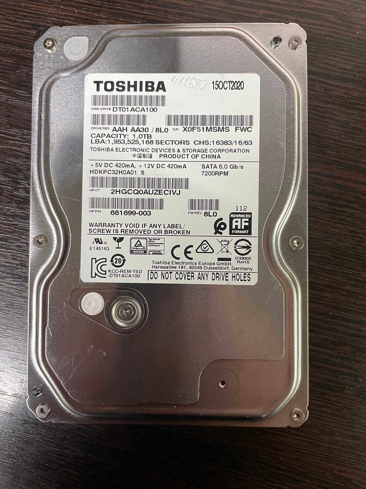 жесткий диск на 1TB