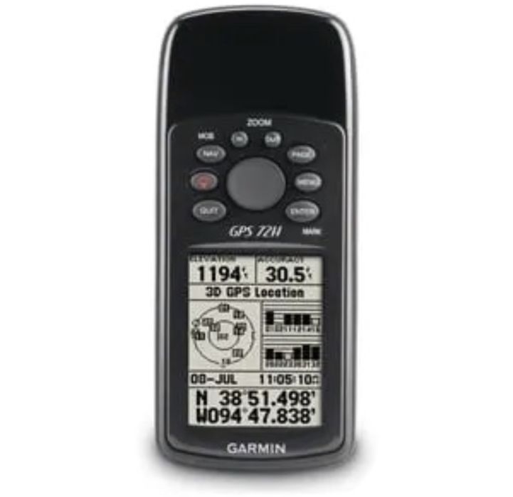 GARMIN GPS 72H, високочувствителен, лек, водоустойчив, плува във вода