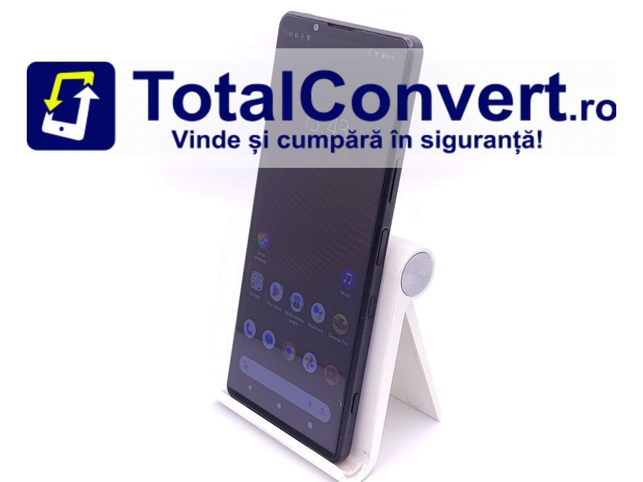 Sony Xperia 1 III 256GB Frosted Black 12GB, Garantie 24 luni | #D86430