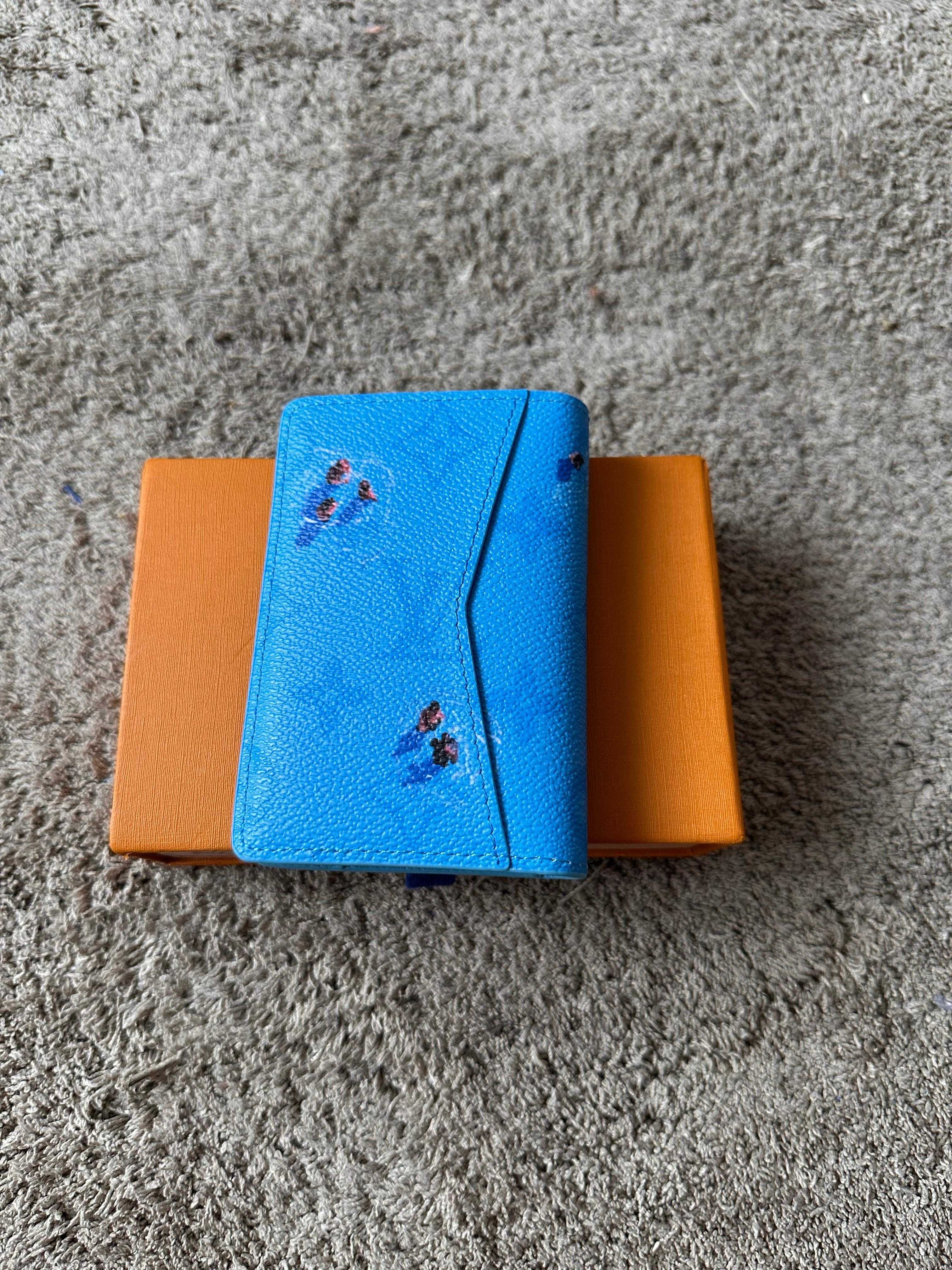 Louis Vuitton LV Pocket Organizer Blue Lagoon M14881