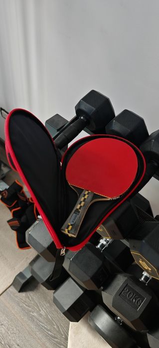 Paleta tenis de masa joola carbon pro (ping pong) + husa