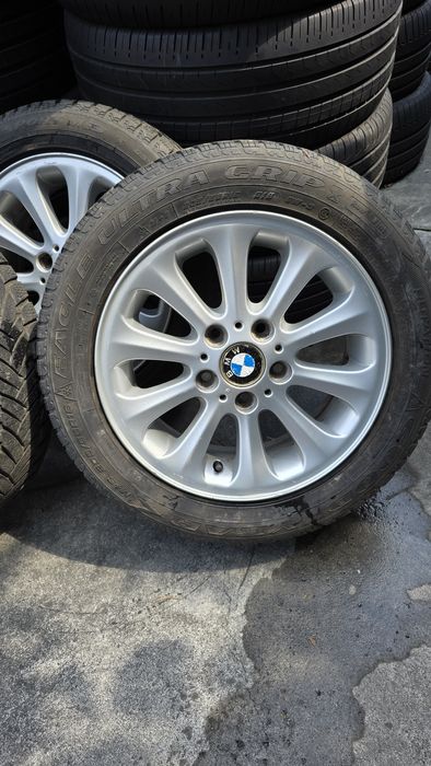 4 roți BMW seria 1 cu anvelope iarnă 16 țoli
