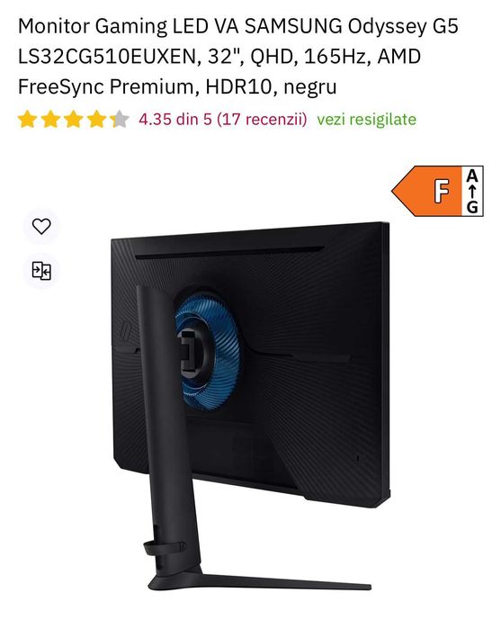 Monitor Samsung nou cu factura