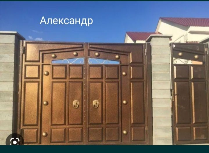 Покраска и ремонт ворот и дверей