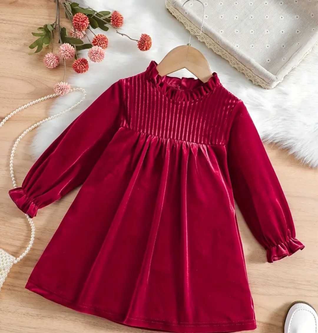 Rochiță roșie 2-3 ani