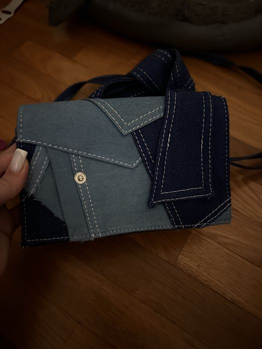 Дънкова чанта Zara