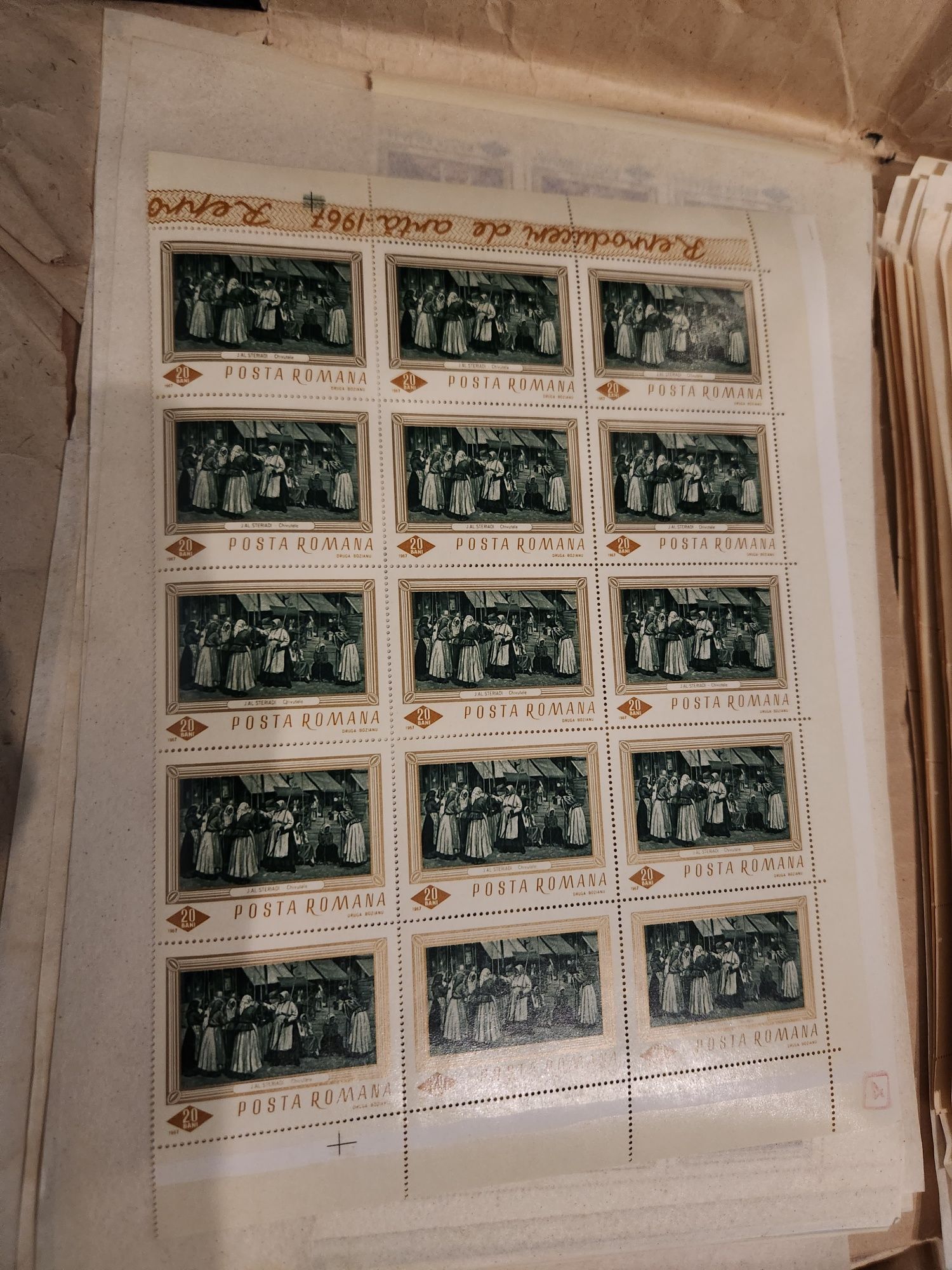 Planșe timbre România